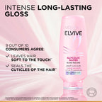 L'Oréal Paris Elvive Glycolic Gloss Gloss Sealing Conditioner for Dull Porous Hair Powered by 3% Glycolic Acid 200ml