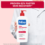 Mixa Urea Cica Repair Body Lotion - For Keratosis Pilaris, Dry, Flaky, Strawberry, Rough, & Fragile Skin & Tiny Reddish Bumps - With 5% Urea and Panthenol