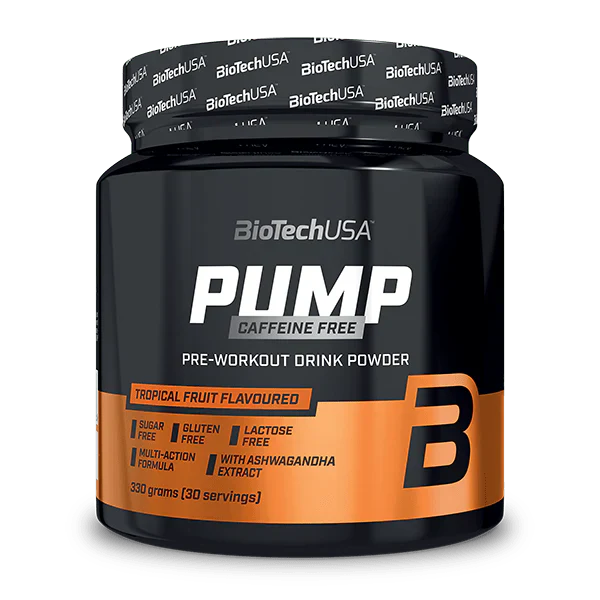 BiotechUSA Pump caffeine free pre-workout drink powder 330g