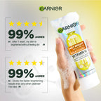 Garnier Fast Bright Serum Cleanser Dual Action Foam Cleanser 100ml