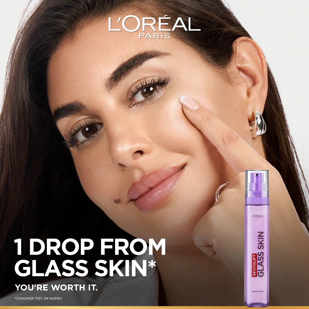L’Oréal Paris Revitalift Glass Skin Liquid Cream Hydration Glow