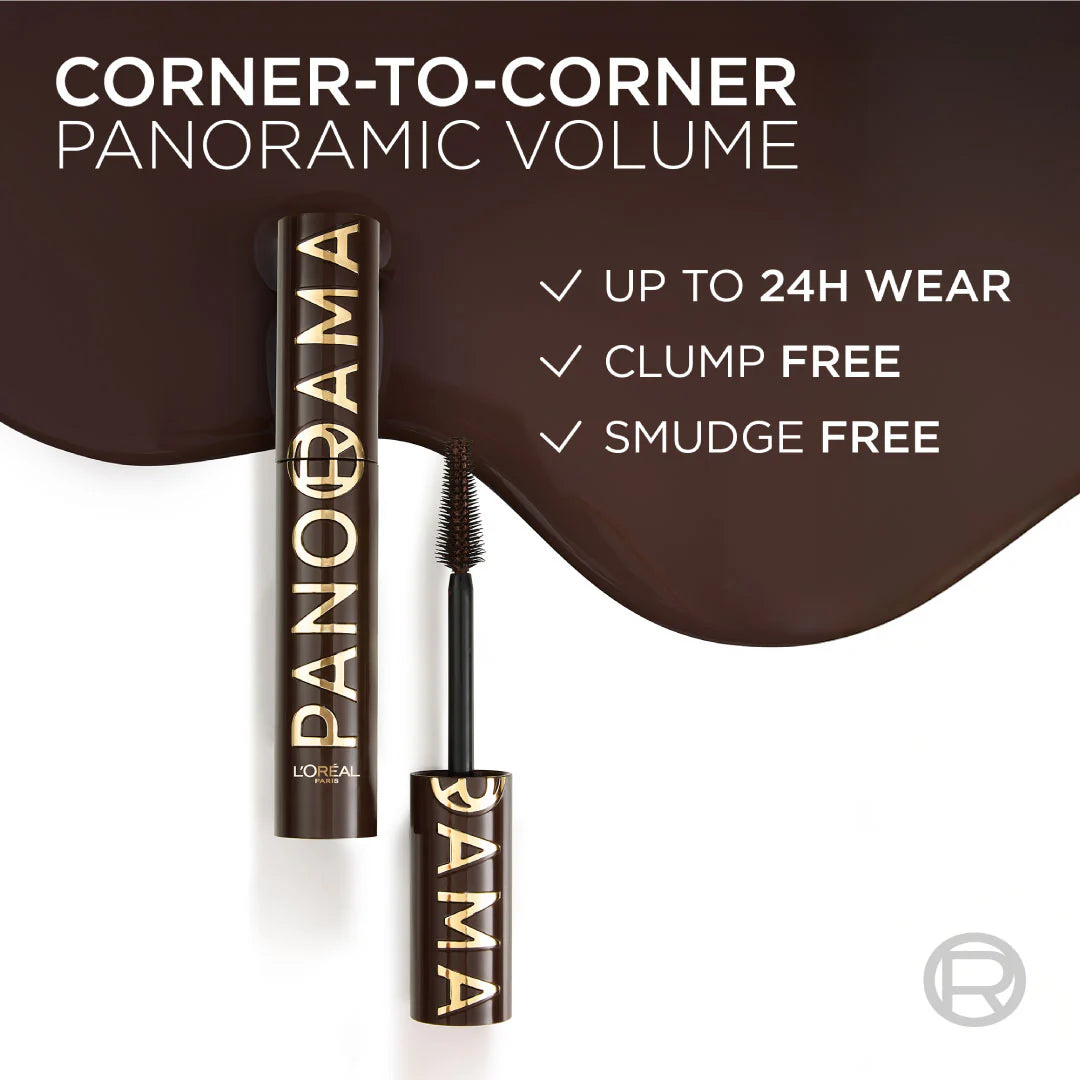 L’Oréal Paris Voluminous Panorama Mascara, Volumizing and Lengthening