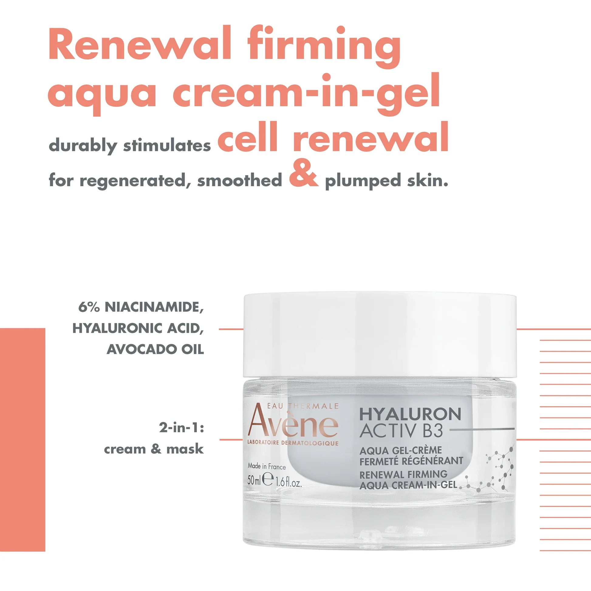 Avene Hyaluron Activ B3 Aqua Cream in Gel