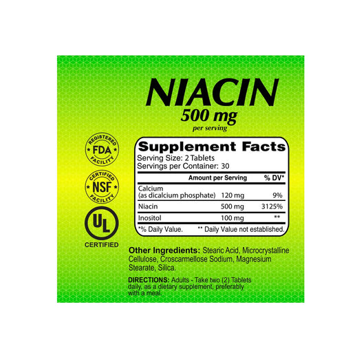Alfa Alfa Niacin 500mg