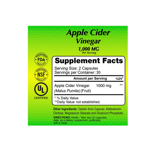 Alfa Apple Cider Vinegar 1000mg