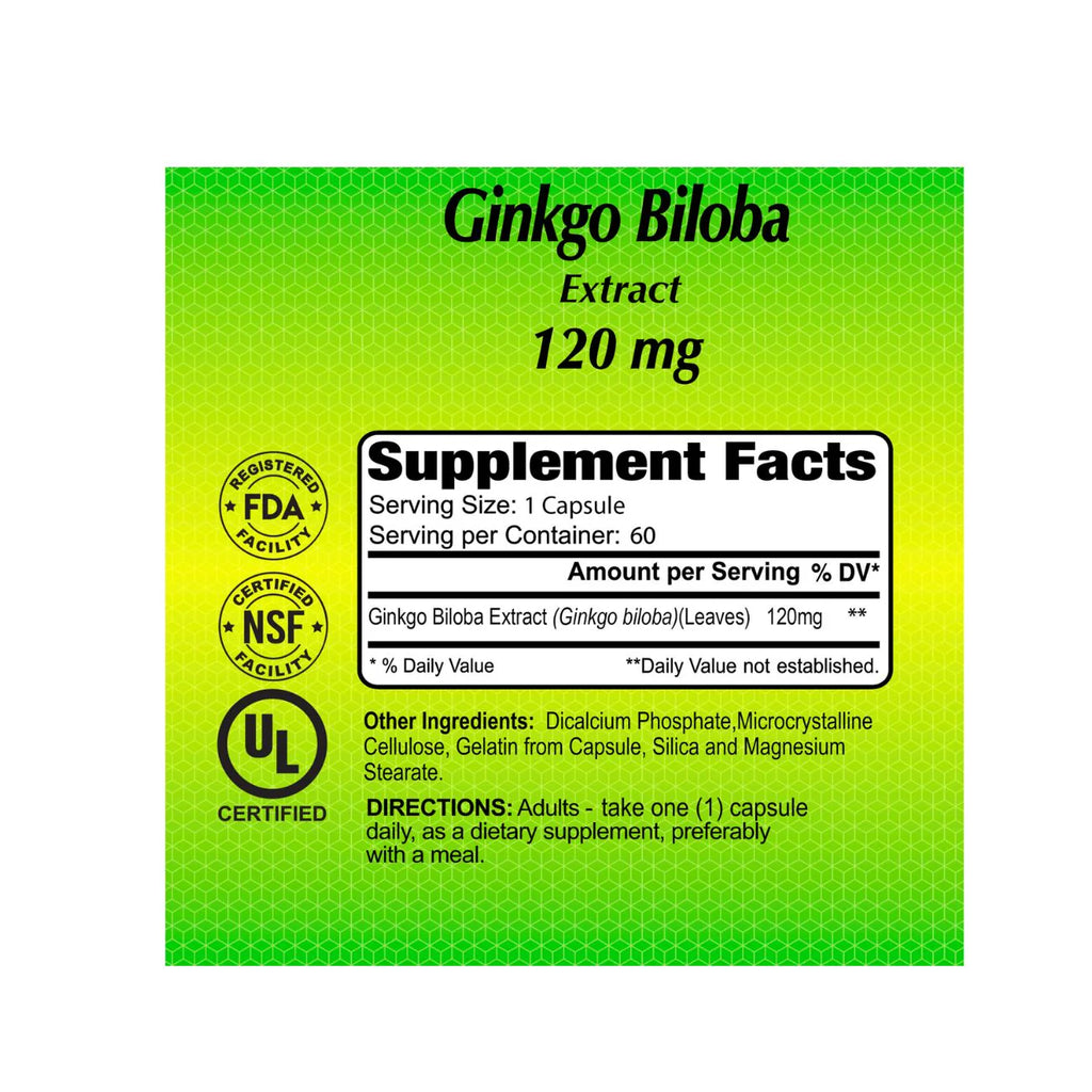 Alfa Ginkgo Biloba 120mg