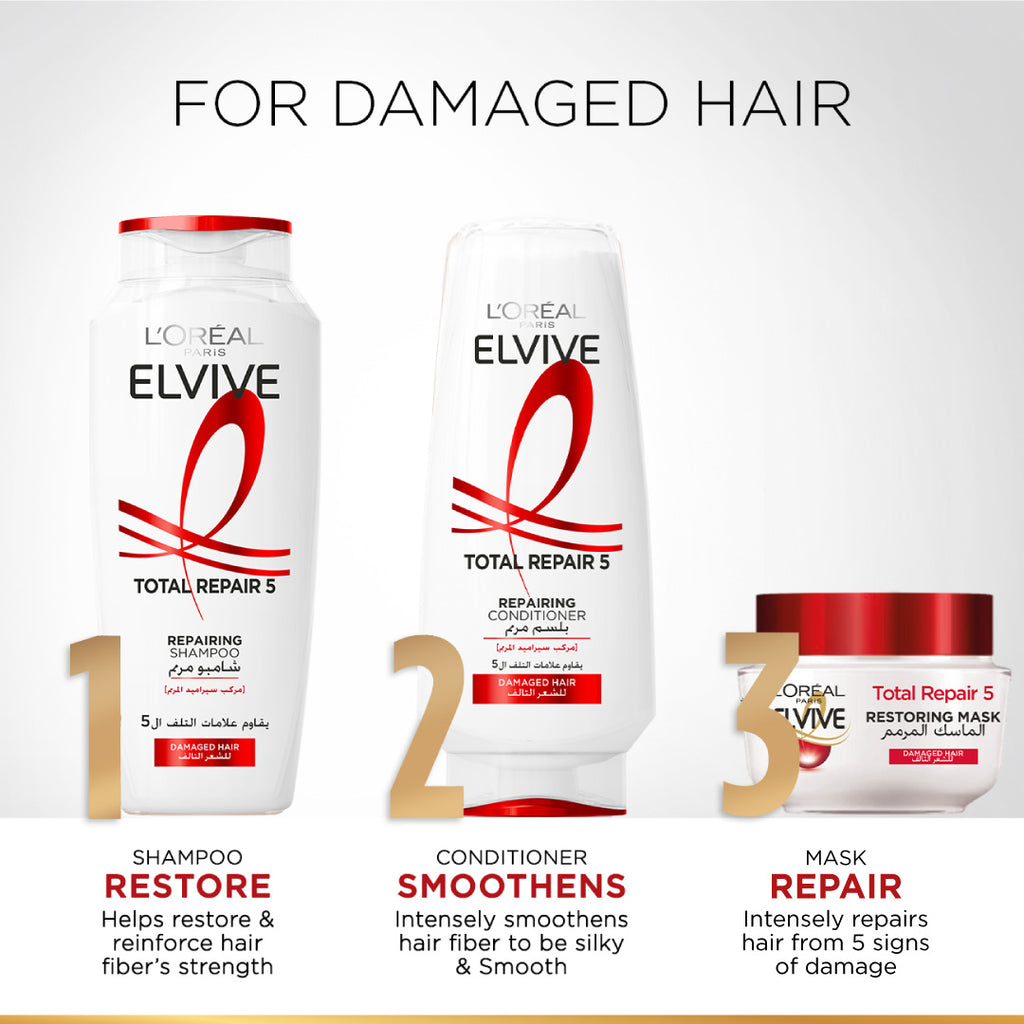 Elvive L'Oreal Paris Total Repair 5 Shampoo 600 ml