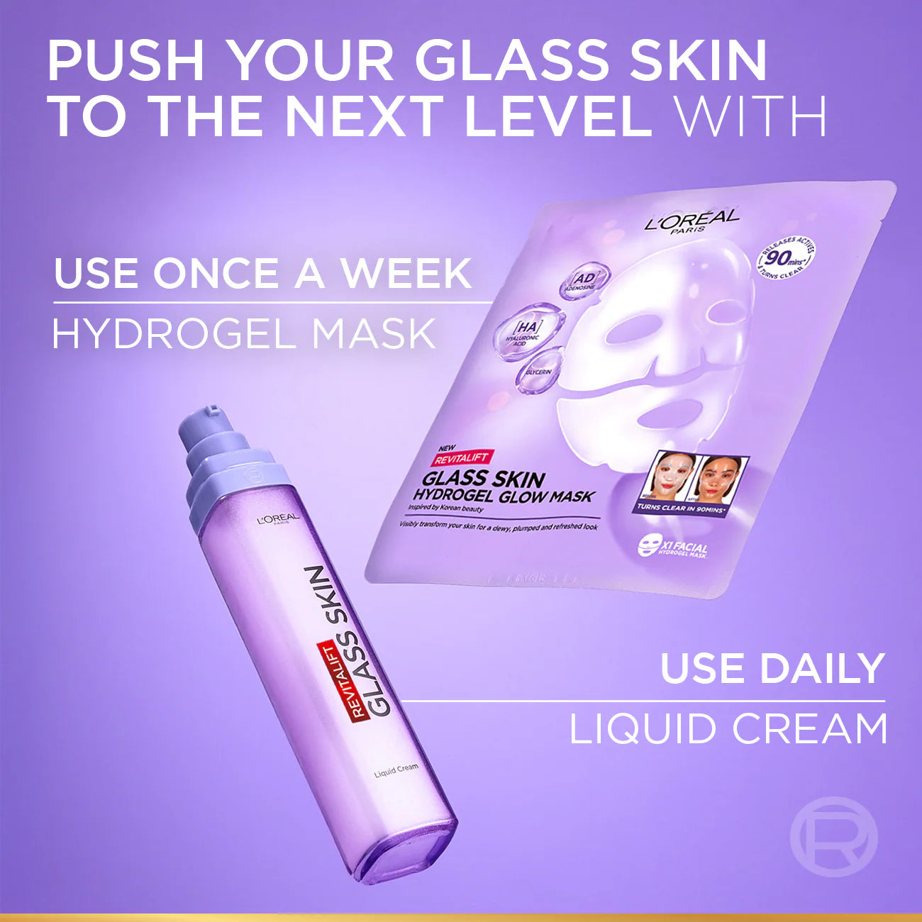 L’Oréal Paris Revitalift Glass Skin Liquid Cream Hydration Glow