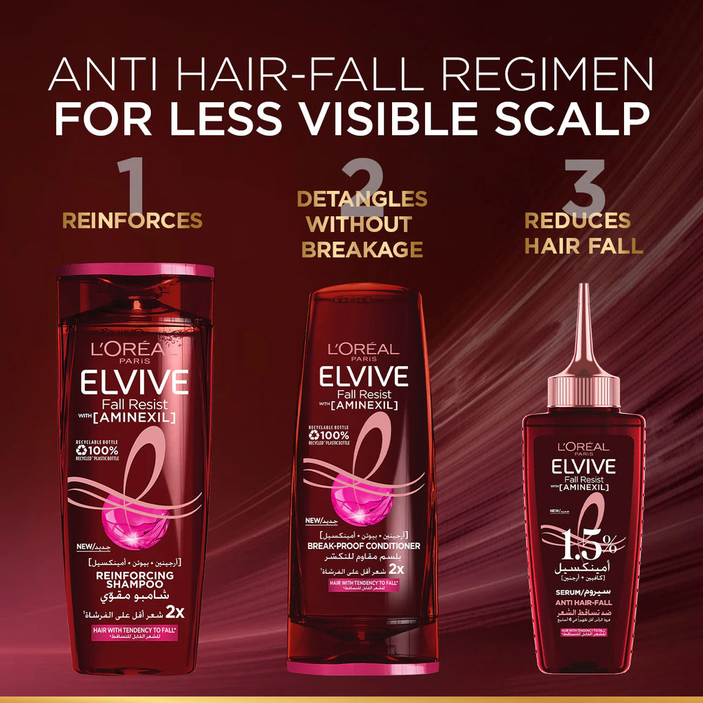L'Oréal Paris Elvive Fall Resist Anti Hair-Fall Serum With Aminexil 102ml