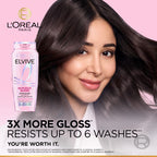 L'Oréal Paris Elvive Glycolic Gloss Extra Gloss Shampoo for Dull Porous Hair Powered by 3% Glycolic Acid