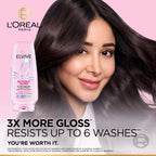 L'Oréal Paris Elvive Glycolic Gloss Gloss Sealing Conditioner for Dull Porous Hair Powered by 3% Glycolic Acid 200ml