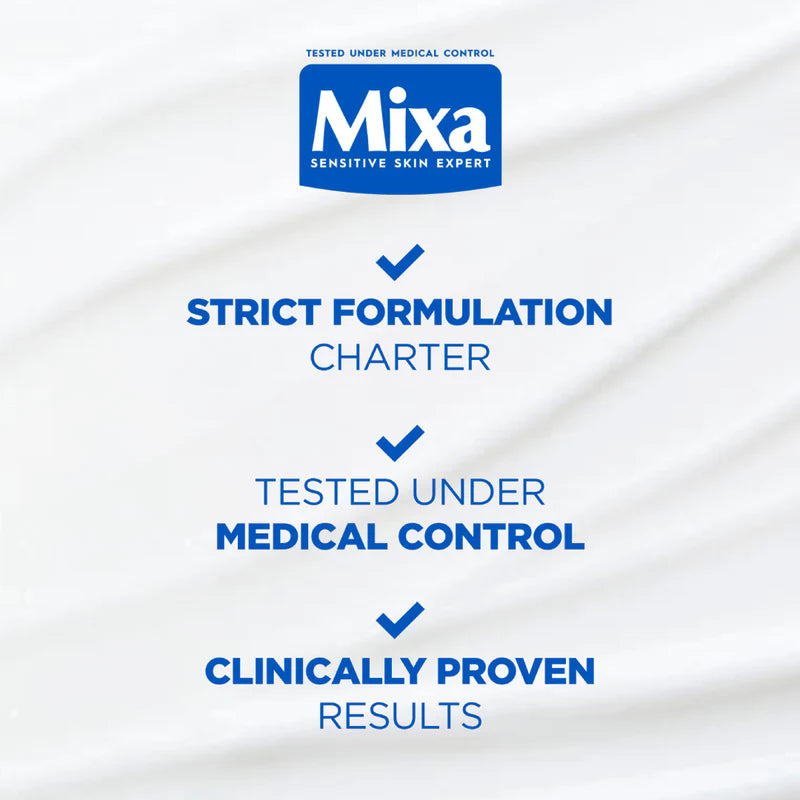Mixa Urea Cica Repair Body Lotion - For Keratosis Pilaris, Dry, Flaky, Strawberry, Rough, & Fragile Skin & Tiny Reddish Bumps - With 5% Urea and Panthenol