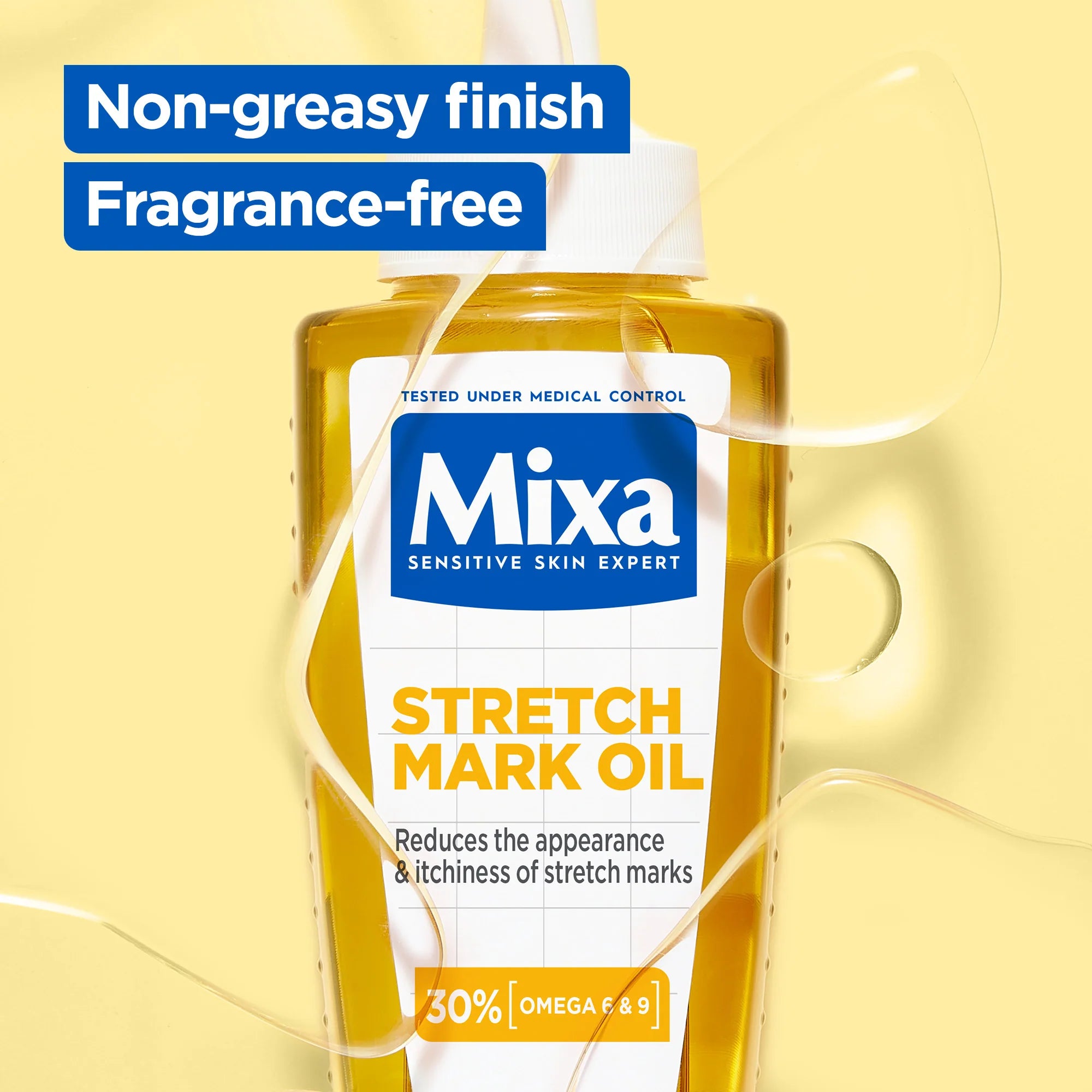 Mixa Anti Stretch Mark Oil For Skin with Stretch Marks With Omega 6 & 9