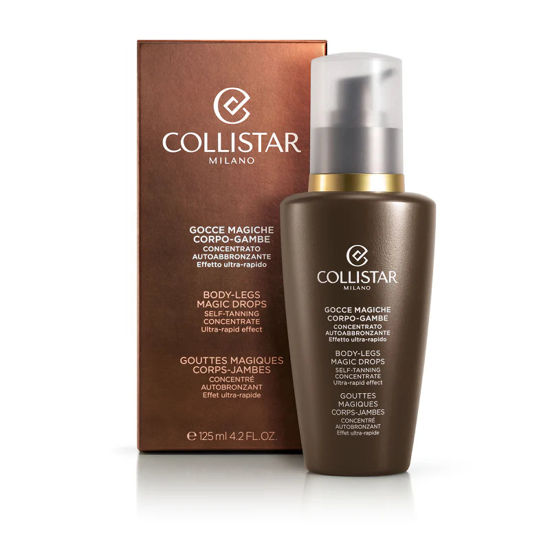 Collistar body lotion bottle and packaging on a white background