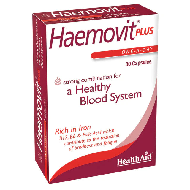 Health aid Haemovit Plus 30 Capsules - dsonline.me