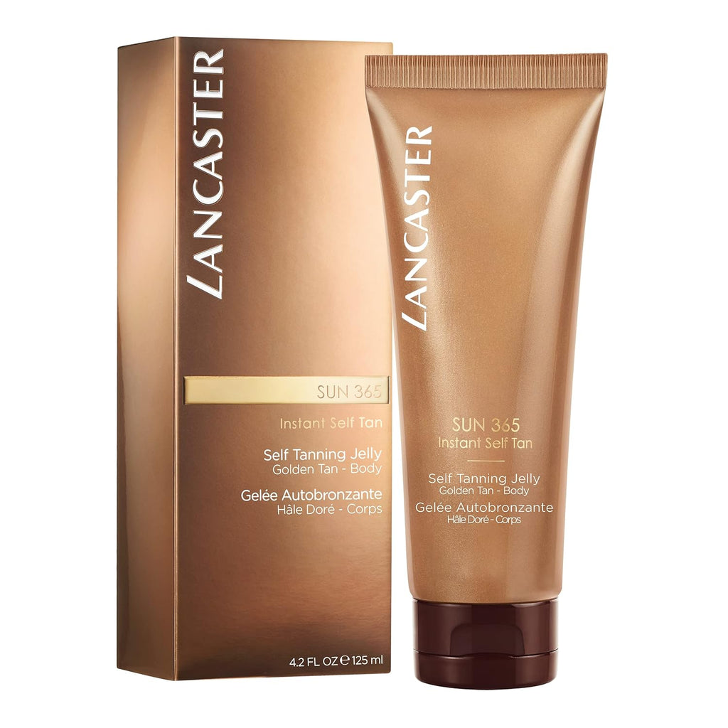 Lancaster Sun 365 Instant Self Tan Body Jelly 125ml | Natural Looking Fake Tan | Gradual Tan