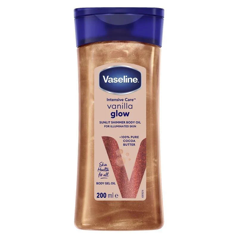Vaseline Intensive care vanilla glow body oil, 200ml