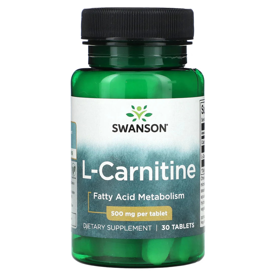 Swanson L-Carnitine 500 mg 30 Tablets