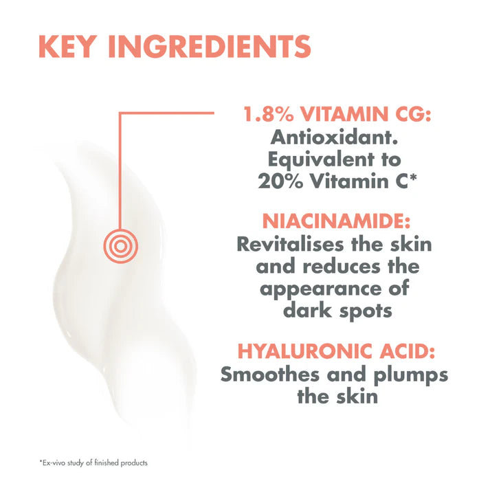 AVENE Vitamin Activ CG Radiance Serum 30ML + 1FREE Hydrance Hydrating Aqua-Gel 50ML