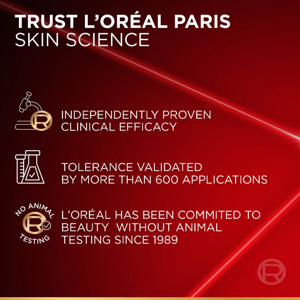 L’Oréal Paris Revitalift Triple Power Age-Correcting™ Serum with Tri-peptides, Hyaluronic Acid, and Vitamin C to Hydrate, Tone, and Firm Skin, 30ml