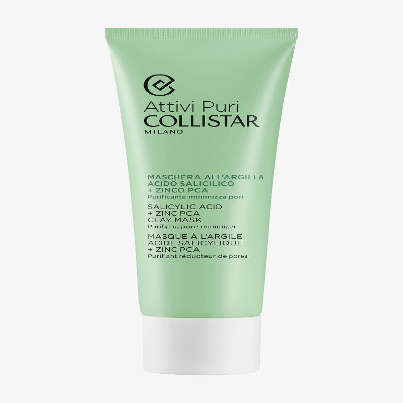 Collistar clay mask tube on a white background