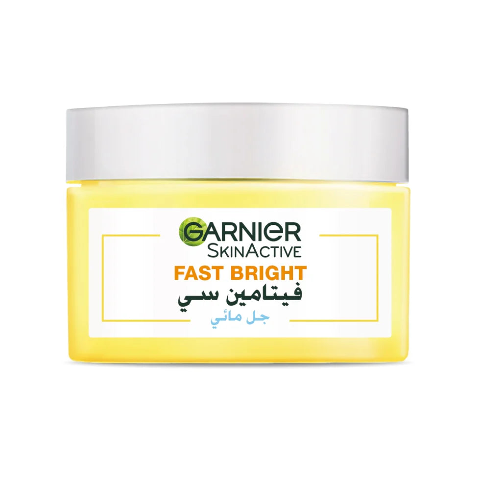 Garnier Fast Bright Vitamin C Water Gel Moisturizer, 48 Hours Hydration Anti Dark Spots