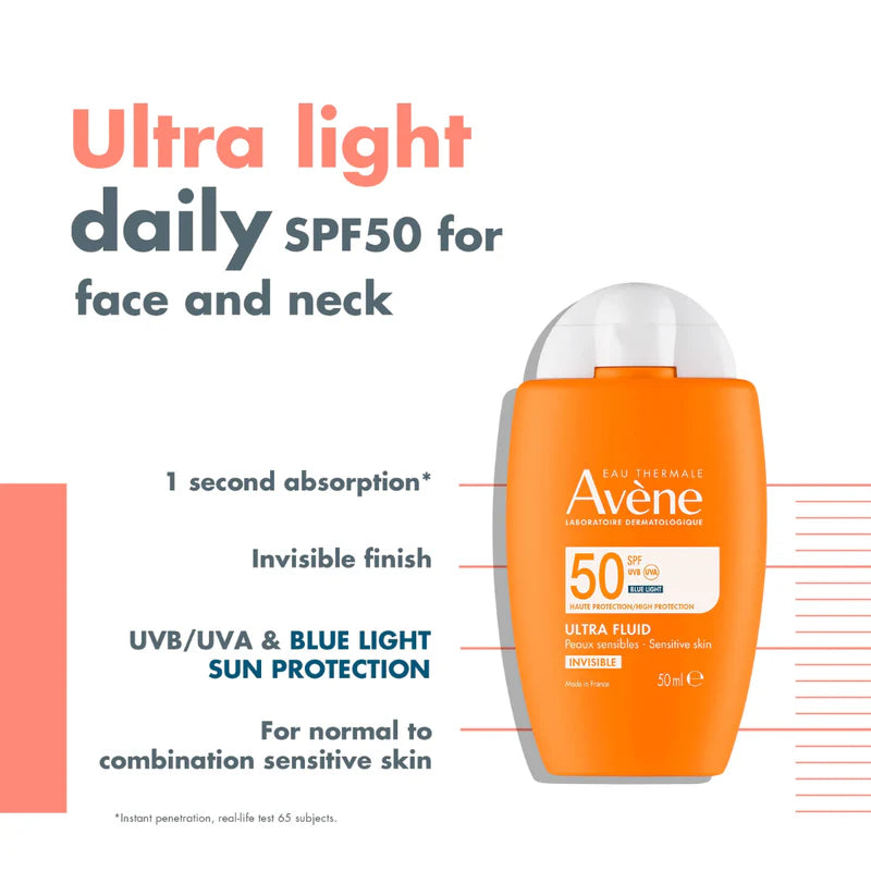 Avène Ultra Fluid Invisible Sunscreen SPF50
