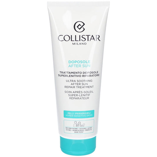 Collistar after sun treatment tube on a white background