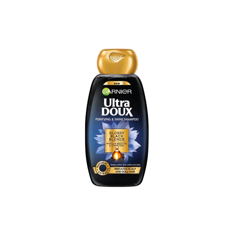 Garnier Ultra Doux Black Charcoal Shampoo 400ml
