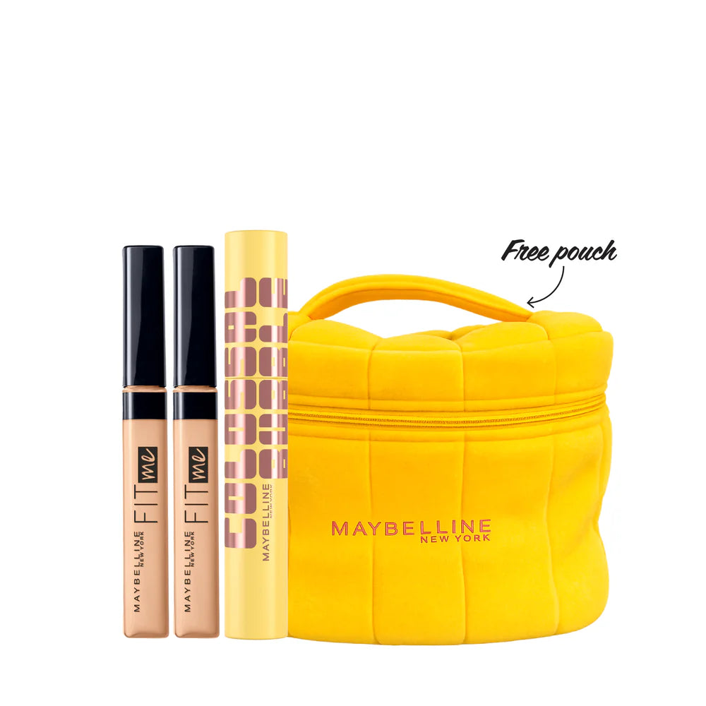 Maybelline Fit Me x Colossal Bubble Bundle + Free Bubble Pouch