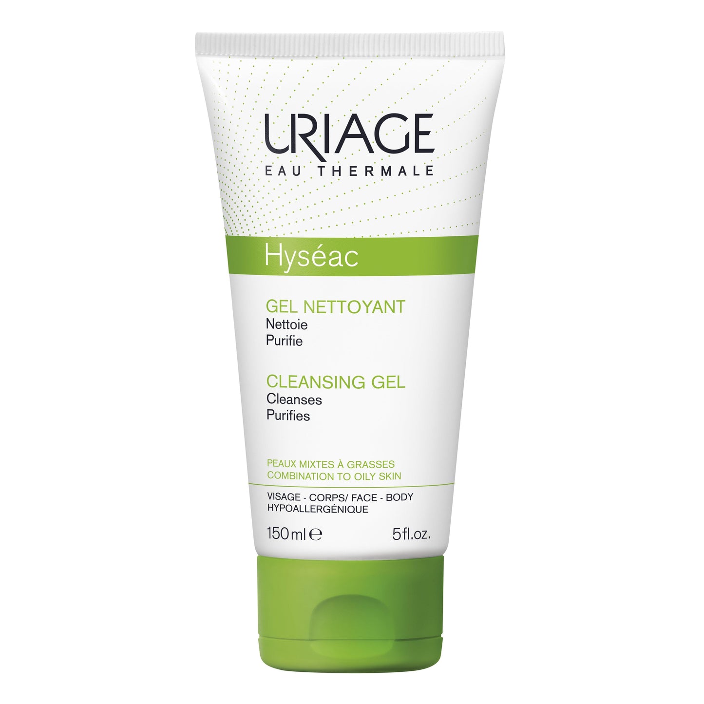 Uriage Hyseac Gel Nettoyant, Tube 150Ml