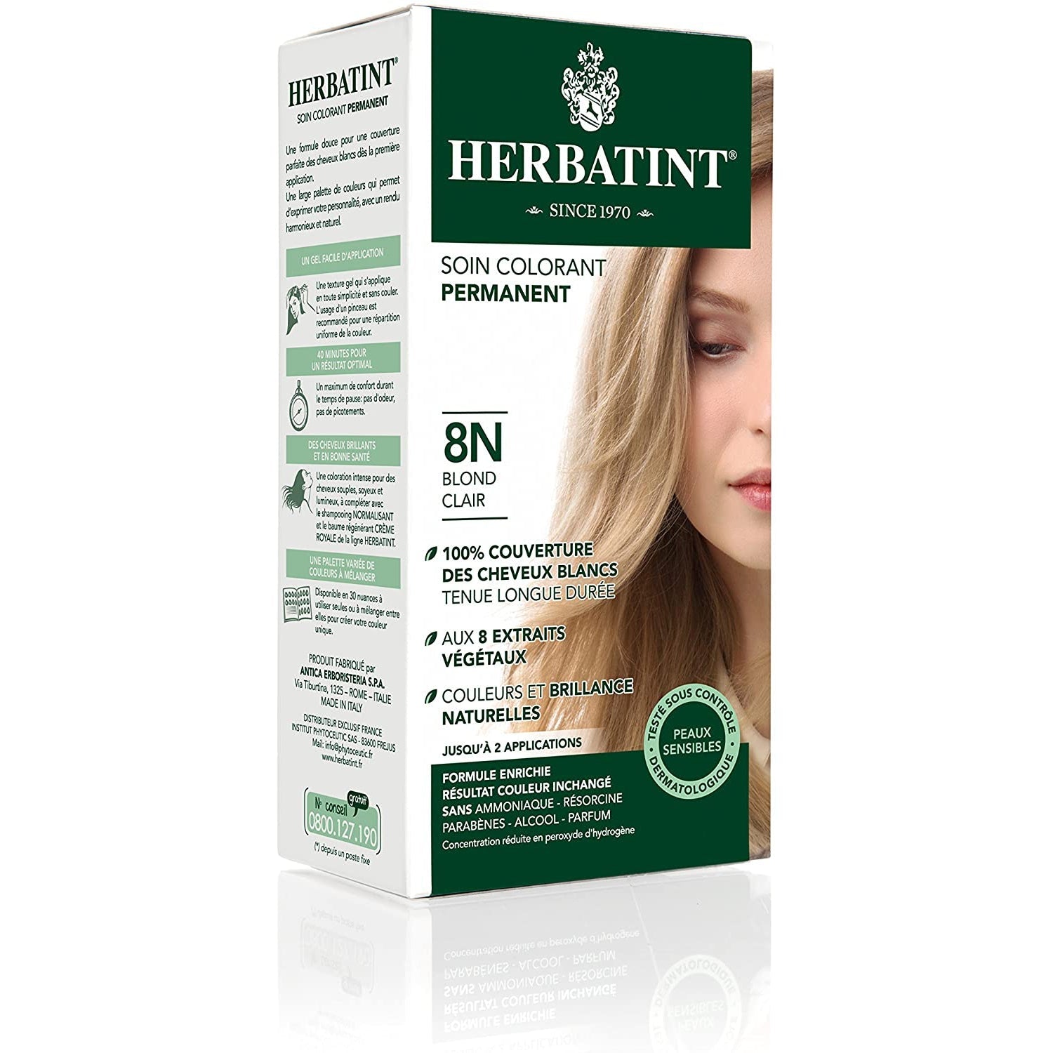 Herbatint Light Blonde 8N 150Ml