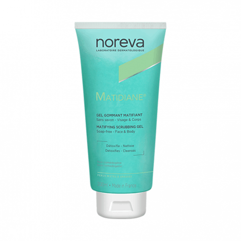 NOREVA Matidiane Gel Nettoyant Gommant 200Ml