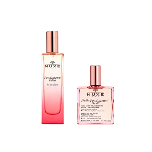 Nuxe Florale Bundle: 1 Florale le Parfum 50ml + 1 Huile Prodigieuse Florale 100 ml - dsonline.me