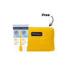 2 Neutrogena Ultra Sheer Invisible Fluid Sunscreen SPF 50 + Free Pouch