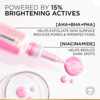 L'Oréal Paris Glycolic-Bright Anti-Dark Spot Exfoliant Peel 15% AHA + BHA + PHA + Niacinamide 25ml.