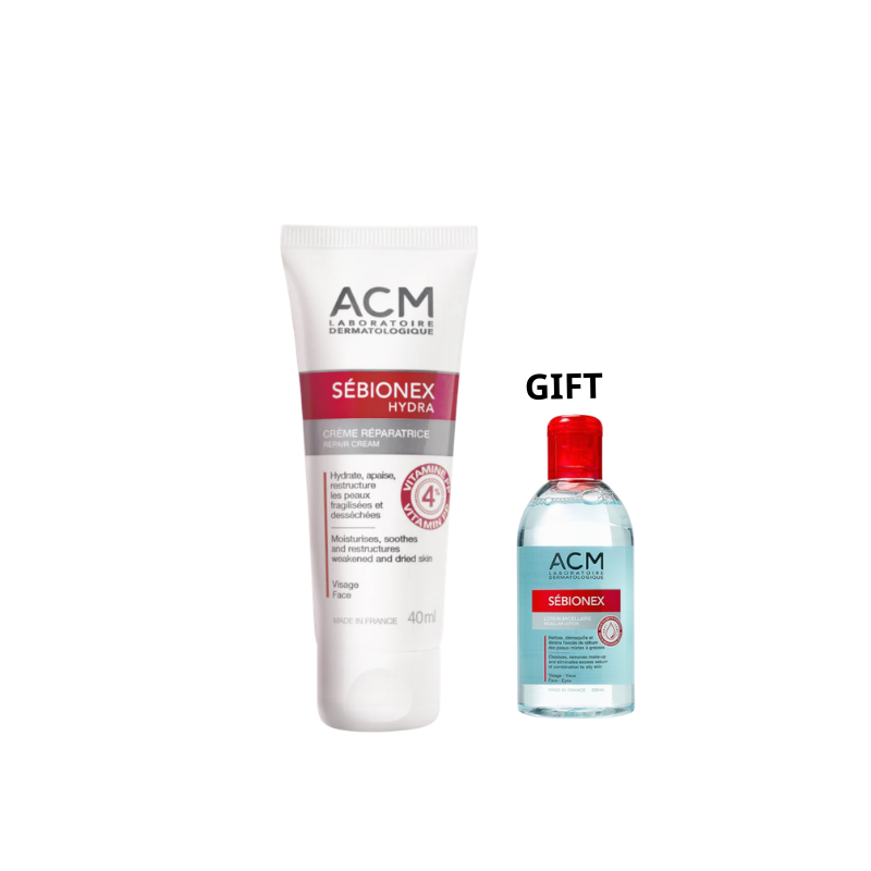 ACM Sébionex Hydra Repair Cream 40ml + Free Sébionex Micellar Lotion