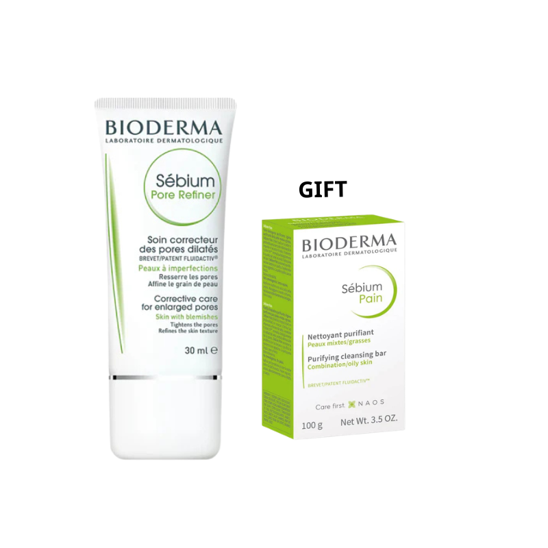 Bioderma Sebium Pore Refiner 30Ml+Free Gift