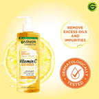 Garnier Fast Bright Vitamin C Brightening Purifying Face Gel Wash