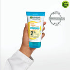 Garnier Fast Clear [2%] Salicylic Acid & Vitamin C - 3-in-1 Anti-Acne Exfoliating Wash (150ml)