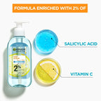 Garnier Fast Clear [2%] Salicylic Acid & Vitamin C - Anti-Acne Gel Wash 200 ML