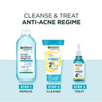 Garnier Fast Clear 4% Salicylic Acid, Vitamin C, Niacinamide, AHA - Anti-Acne Treatment Booster Serum