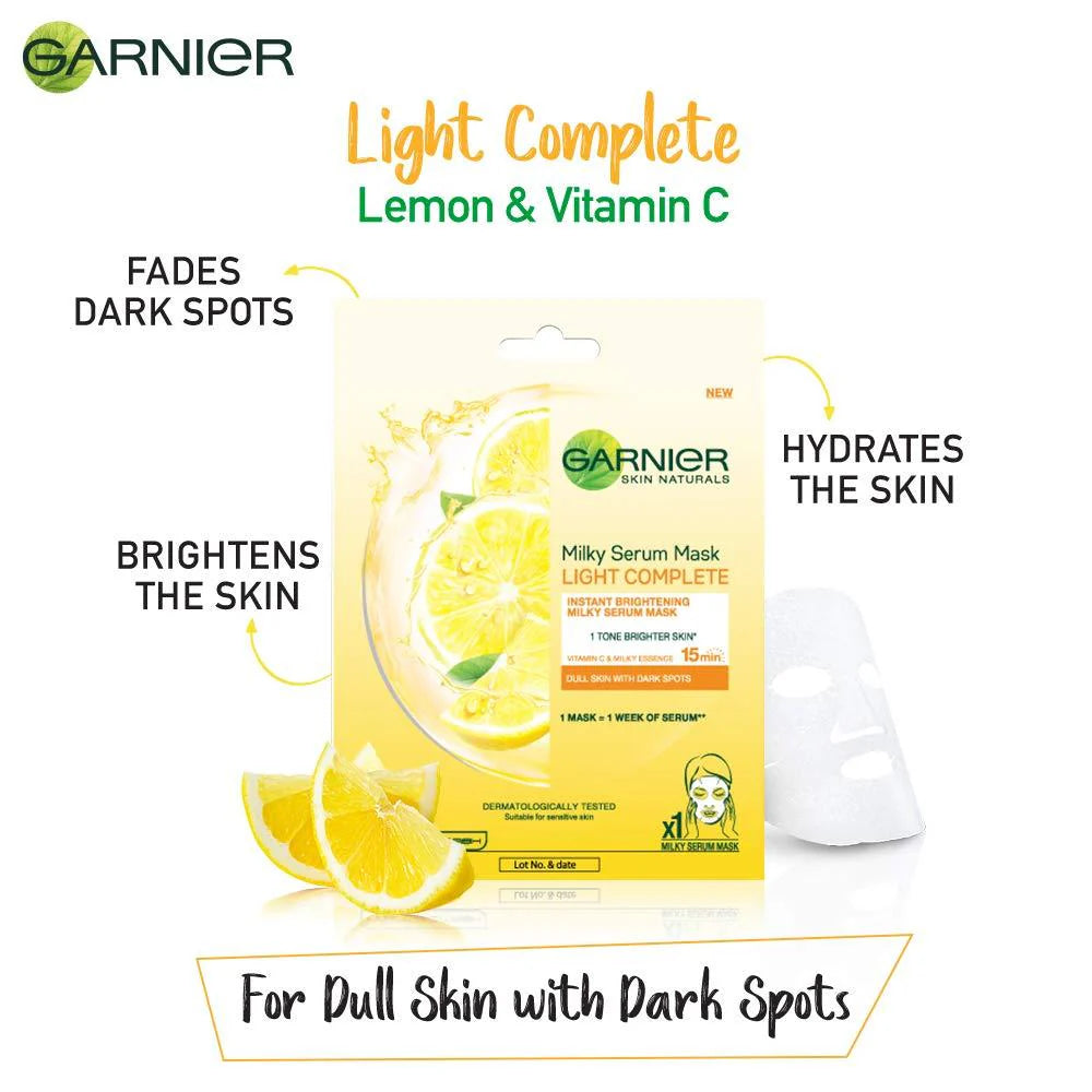 Garnier Fast Fairness Tissue Mask For uneven & Dull Skin
