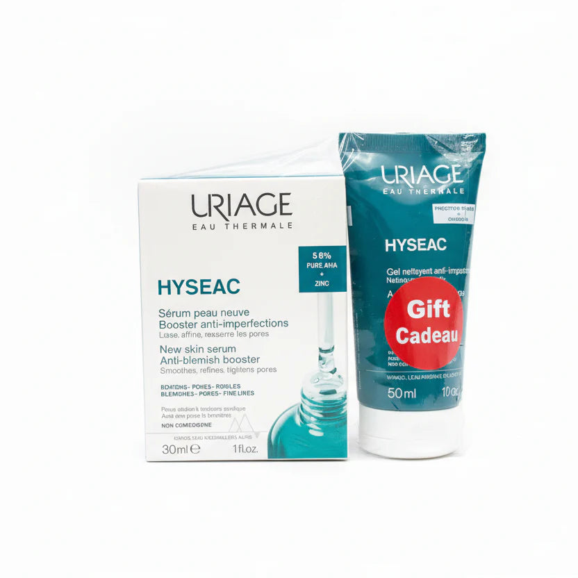 Uriage Hyseac Serum Booster & Cleansing Gel 50ml Gift