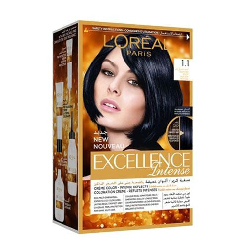 L'Oreal Paris Excellence Intense 1.1 Deep Pure Black - dsonline.me