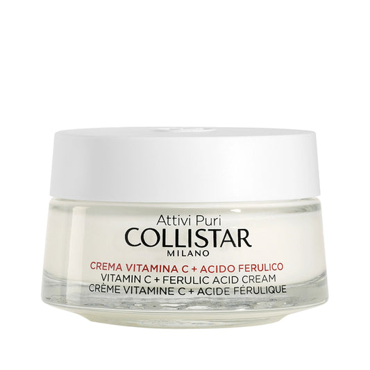 Collistar Vitamin C + Ferulic Acid Cream jar on a white background