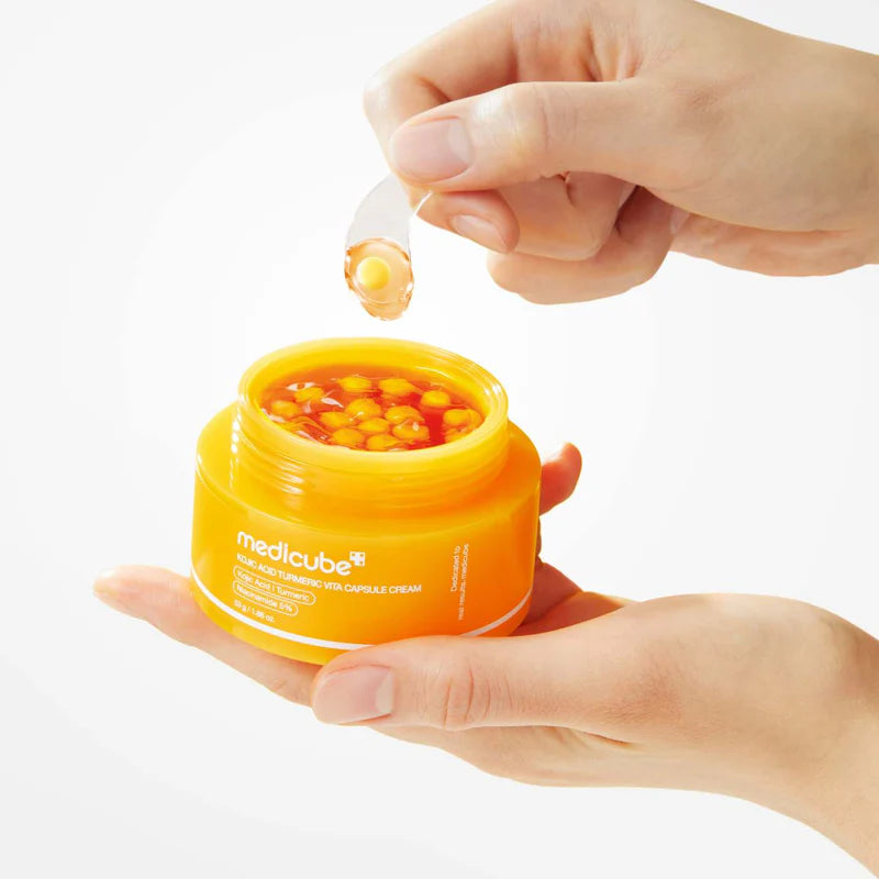 MEDICUBE Kojic Acid Turmeric Vita Capsule Cream