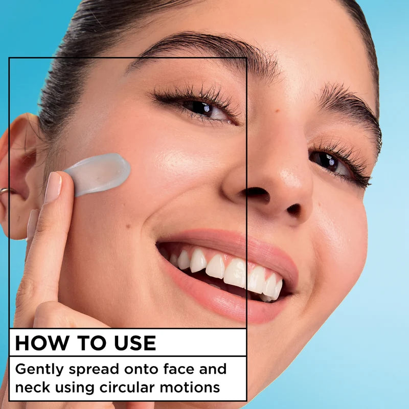 Garnier Hyaluron Fresh & Plump Cream - Hydration, 48H Oil Free - 4% [Hyaluronic Acid + Niacinamide] - Cruelty Free International & Vegan