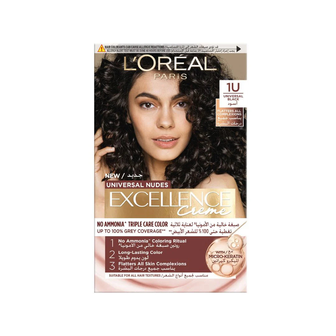 L'Oreal Paris Excellence Crème Universal Nudes Hair Coloration, Ammonia-free Conditioning Coloration