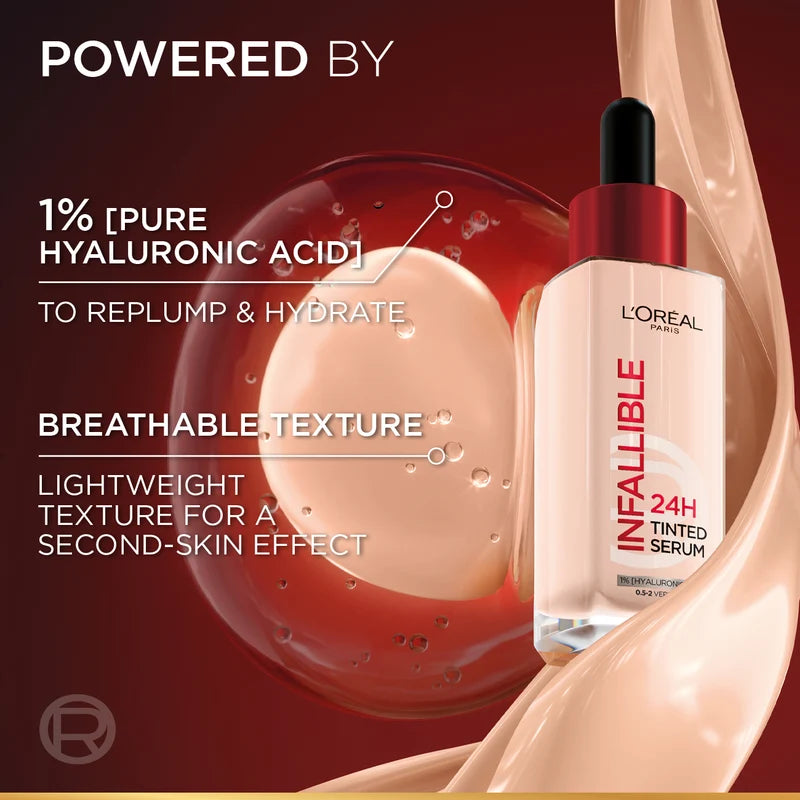 L'Oréal Paris Infallible 24H Tinted Serum 30ml — L'Oréal Paris Tinted Serum, view 5